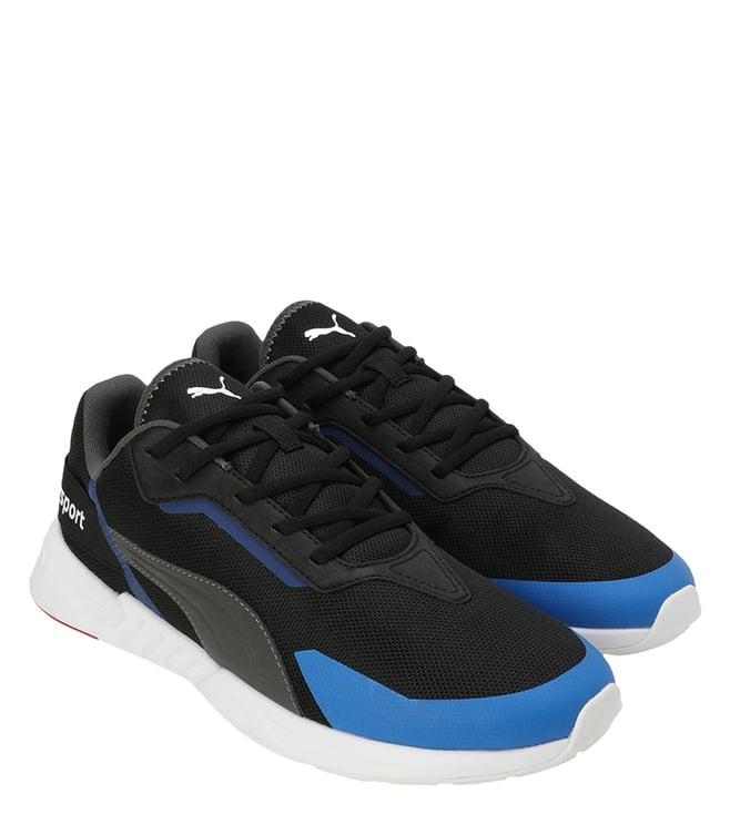 puma unisex bmw m tiburion logo black sneakers (motorsport)