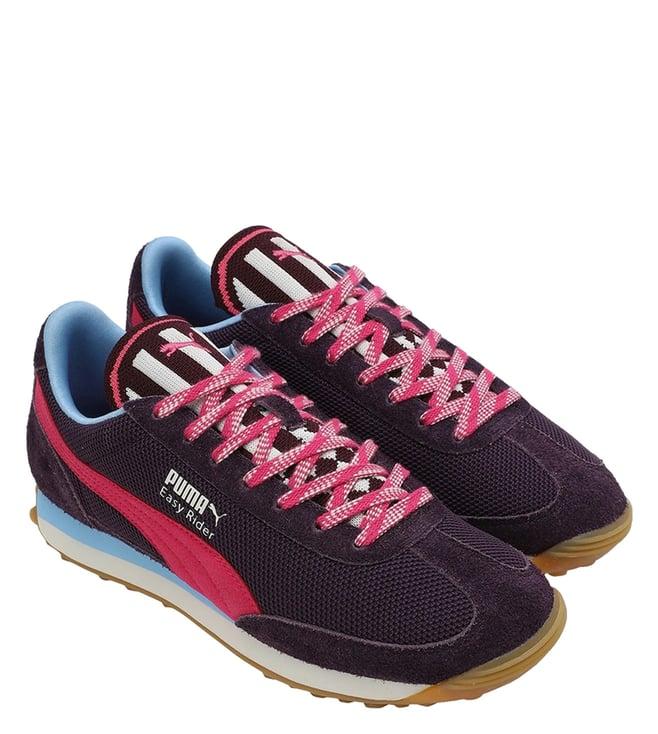 puma unisex easy rider supertifo purple sneakers