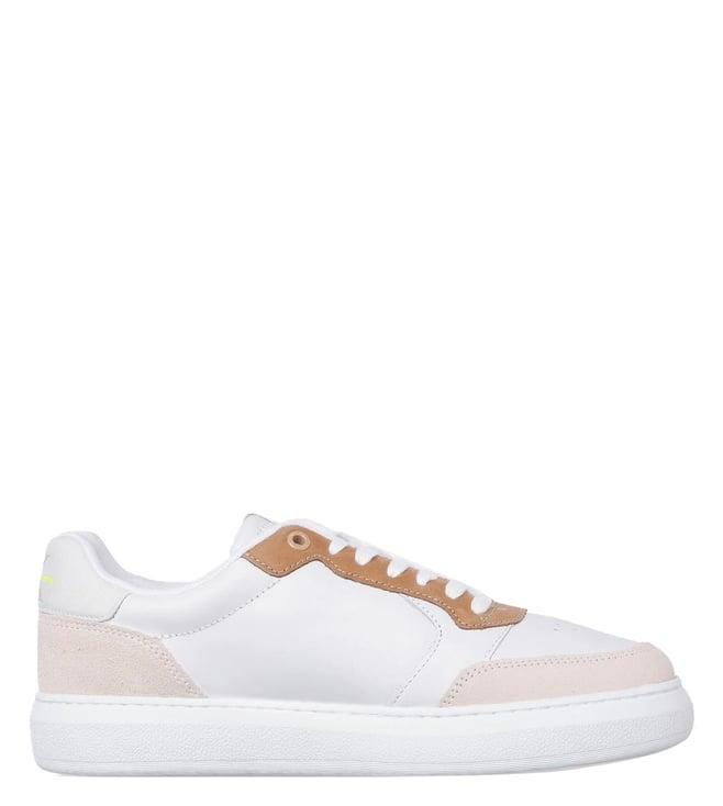 calvin klein white mens sneakers