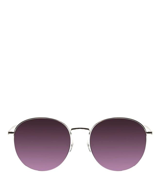 chilli beans ocmt34661419 purple uv protected round sunglasses for women