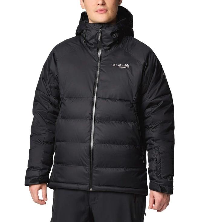 columbia men black roaring fork ii down jacket