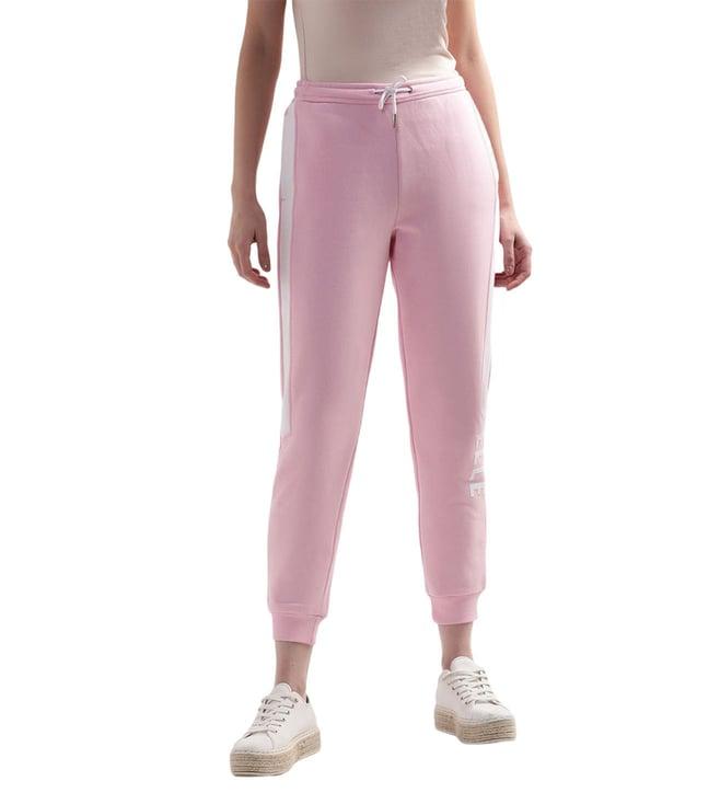 elle pink regular fit joggers