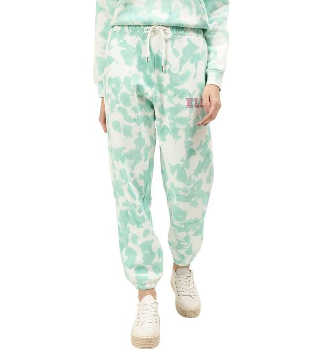 elle multi printed regular fit joggers