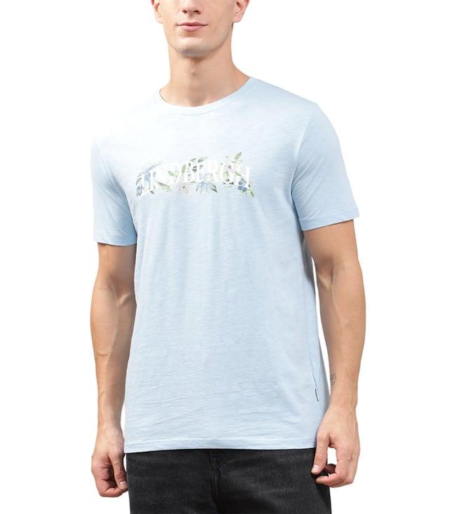 lindbergh blue logo regular fit t-shirt