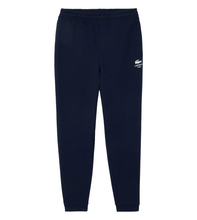 lacoste blue trackpants