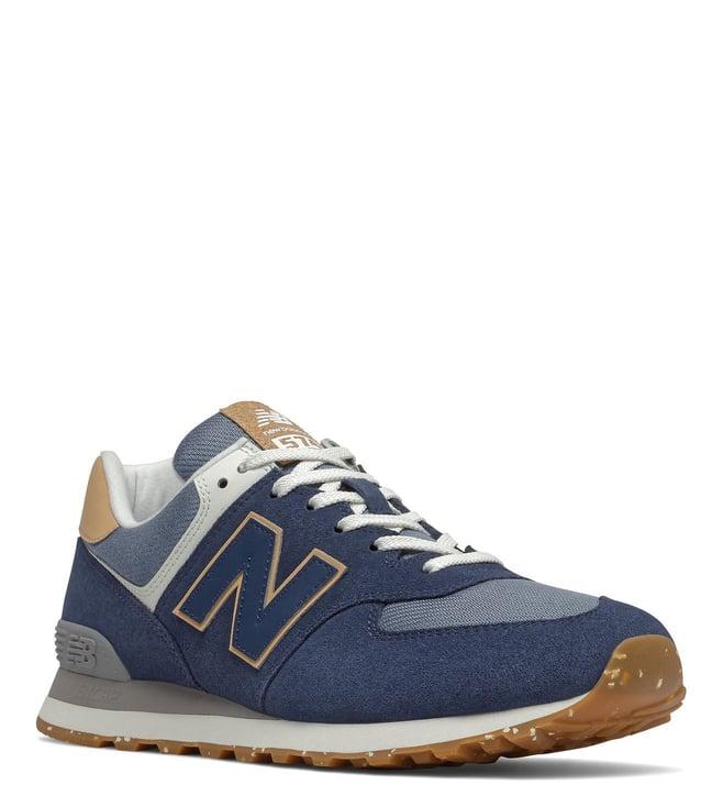 new balance men navy sneakers