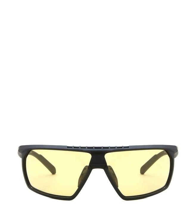 adidas originals sp003002e yellow wraparound sunglasses for men