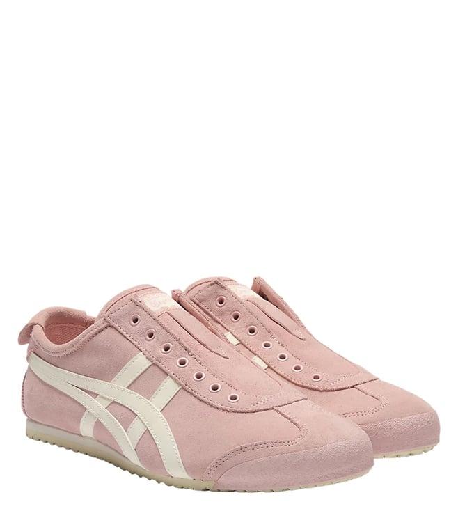 onitsuka tiger unisex mexico 66 pink slip on sneakers