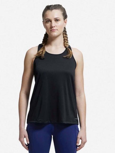 jockey mw22 women's microfiber graphic printed racerback styled tank top with stay dry treatment