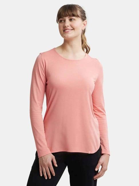 jockey peach blossom round neck rx21 t-shirt