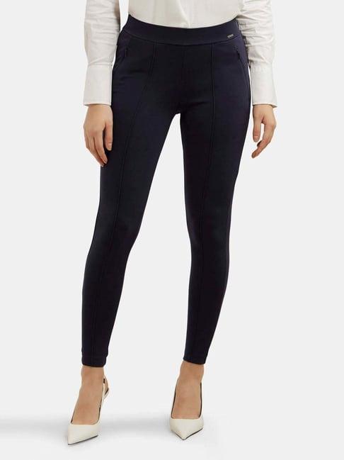 jockey navy regular fit tights - iw05