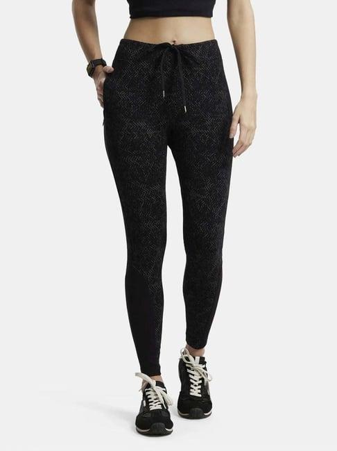 jockey black printed pants