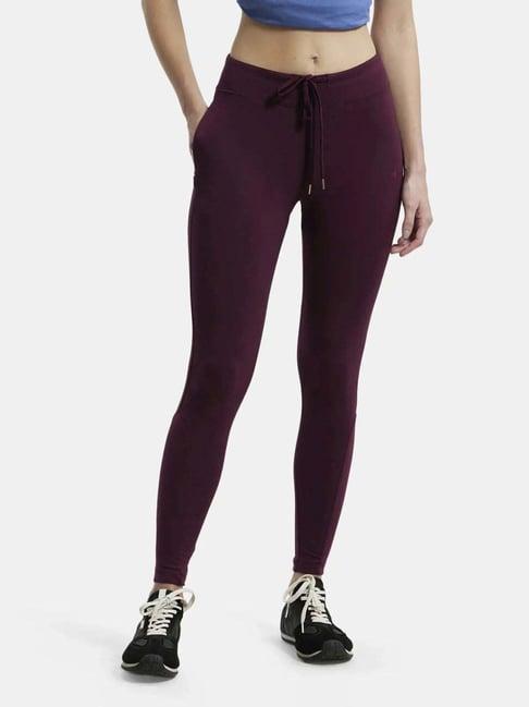 jockey maroon slim fit trackpants