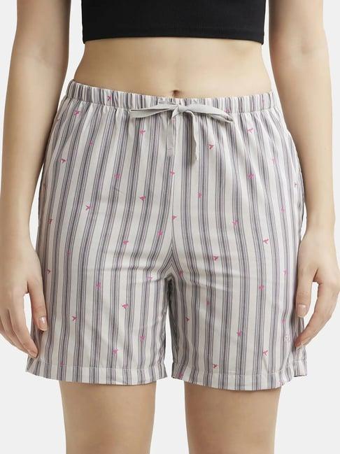 jockey grey striped shorts (colors & prints may vary)