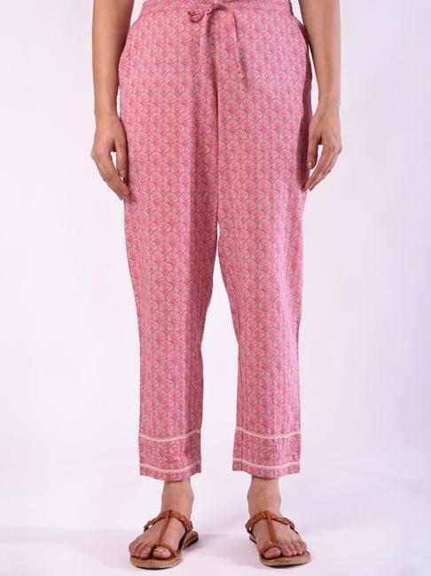 prakriti jaipur pink katha poppy pants