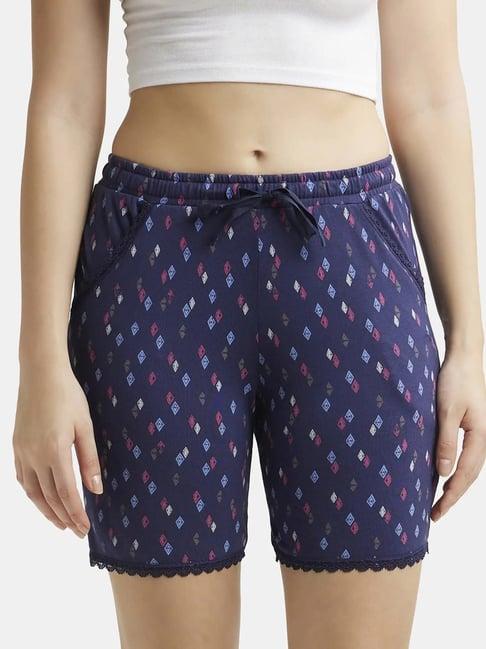 jockey navy printed shorts (colors & prints may vary)