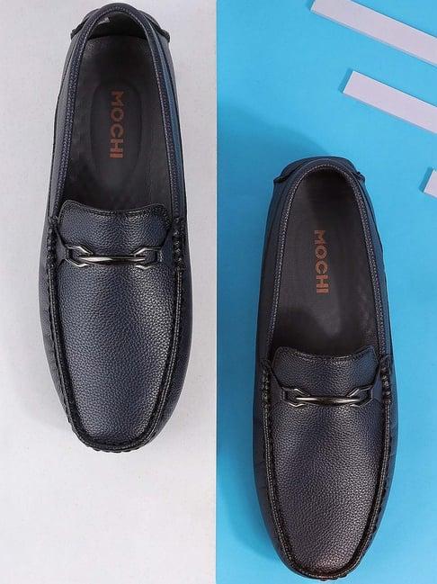 mochi men's navy casual loafers