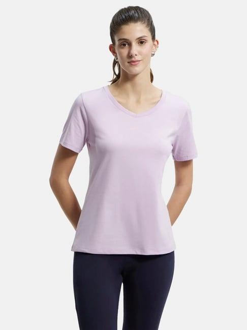 jockey lilac relaxed fit sports t-shirt