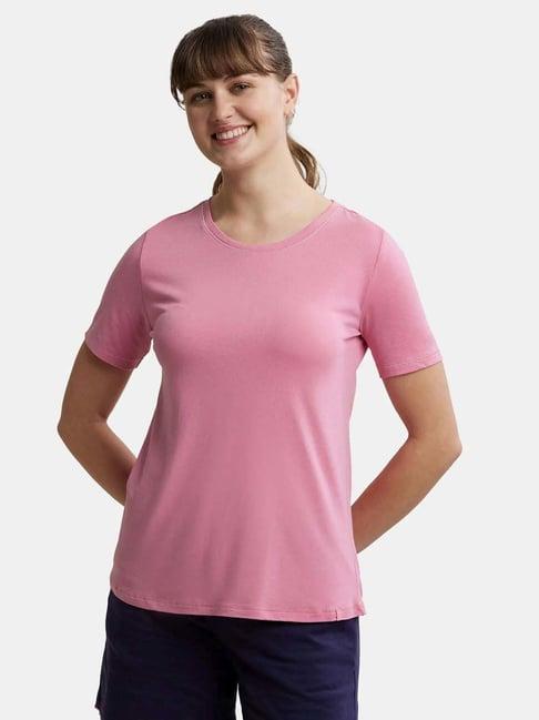 jockey pink relaxed fit t-shirt