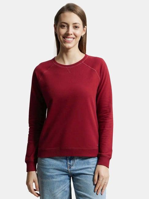 jockey red pullover