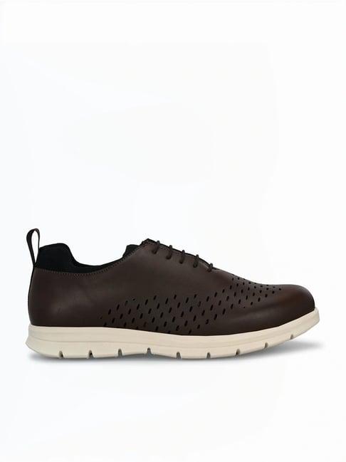 hoversole men's rick brown oxford shoes