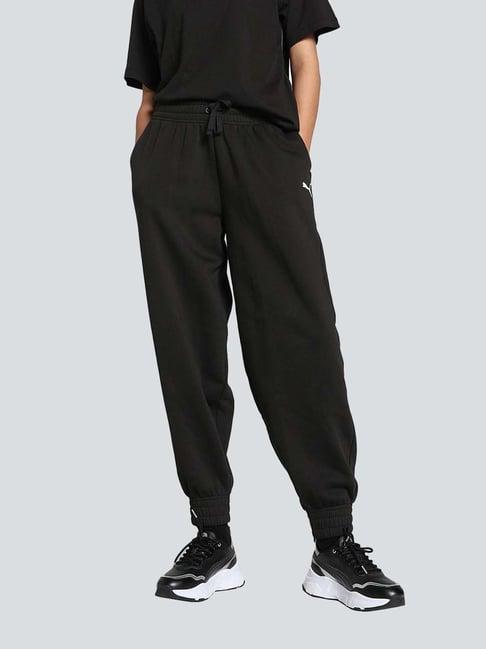 puma black logo print pants