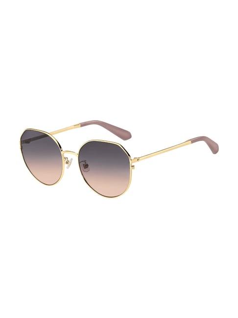 kate spade grey round sunglasses for women