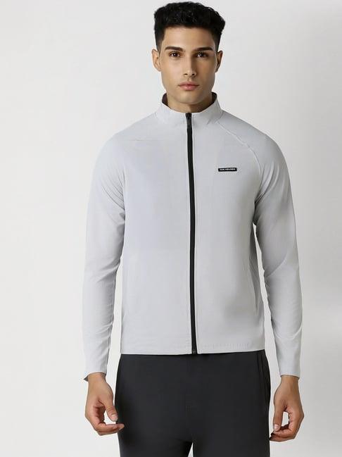 van heusen white regular fit jacket