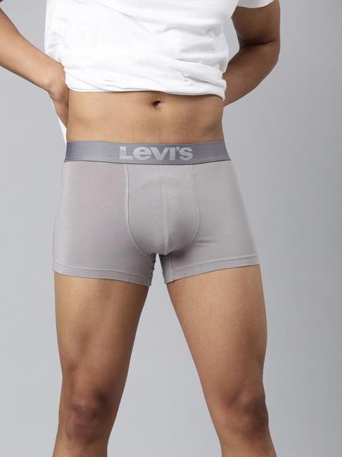 levi's silver cotton skinny fit trunks