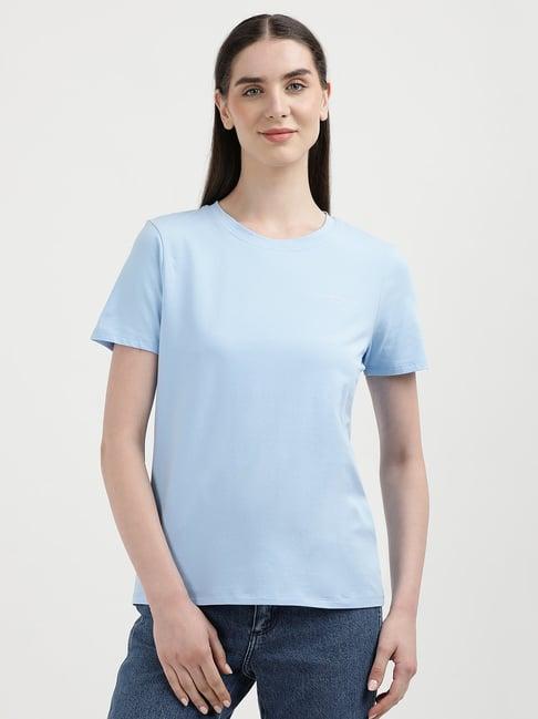 tommy hilfiger light blue regular fit t-shirt