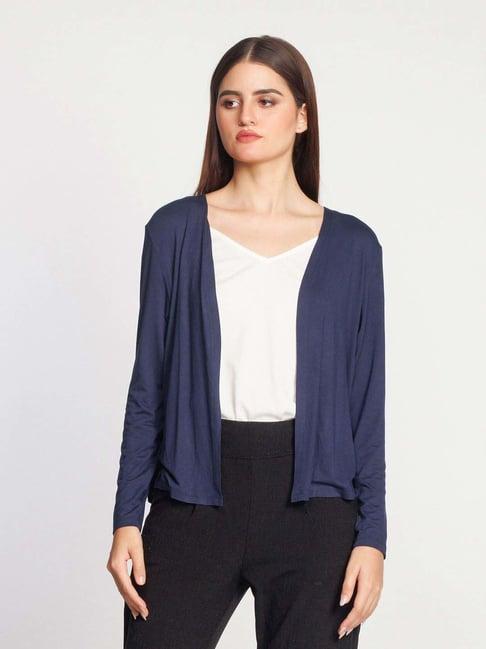 zink london blue loose fit shrug