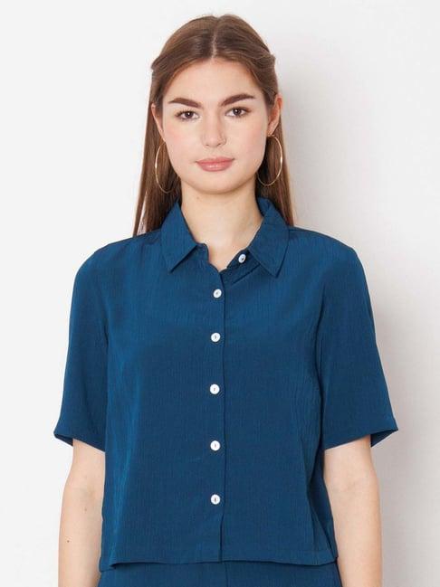 zink london blue straight fit shirt