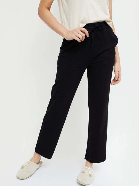 ginger by lifestyle black cotton pyjamas