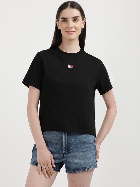 tommy hilfiger jet black regular fit t-shirt