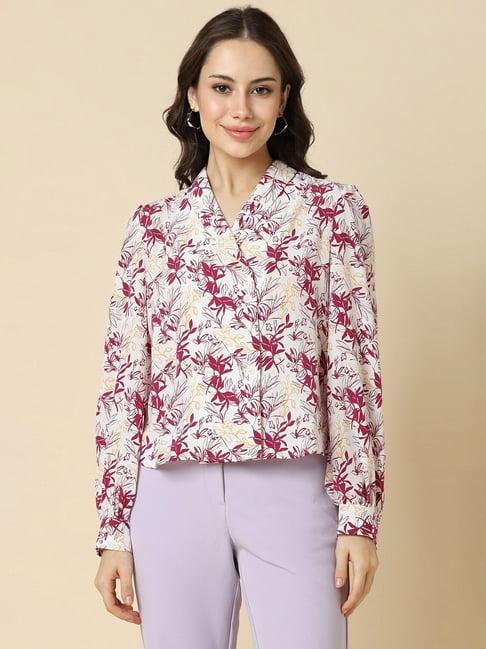 allen solly multicolor printed top