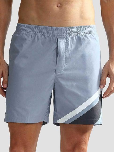 u.s. polo assn. light grey regular fit lounge shorts