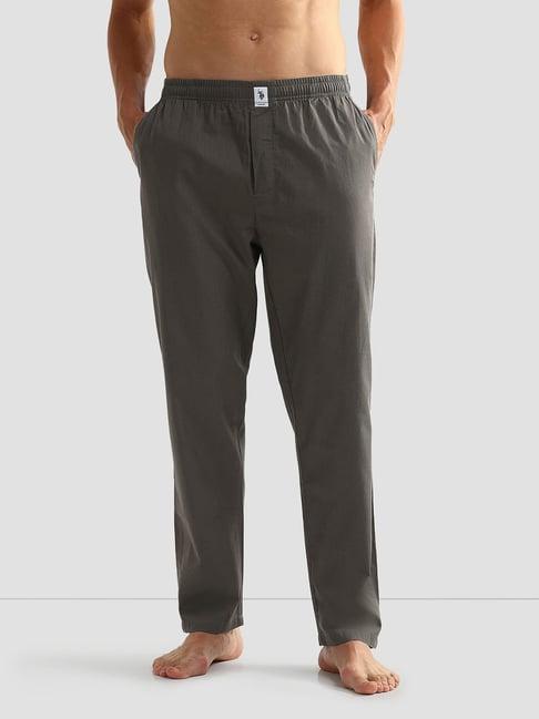 u.s. polo assn. dark grey regular fit lounge pants