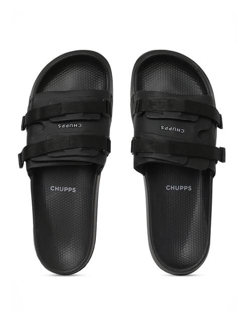 chupps men's element ergox plus black slides