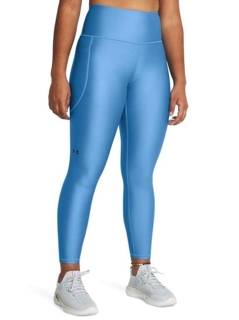 under armour blue mid rise sports tights