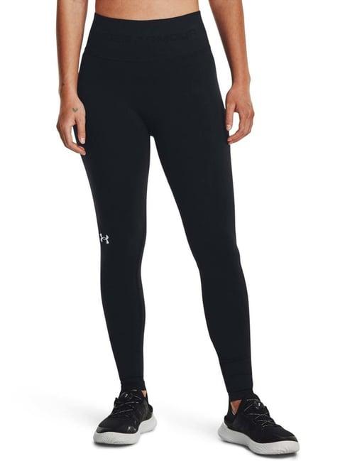 under armour black mid rise sports tights