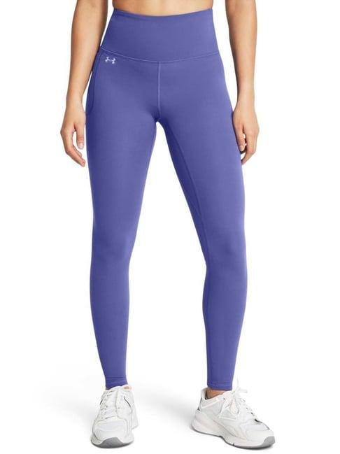 under armour purple mid rise sports tights