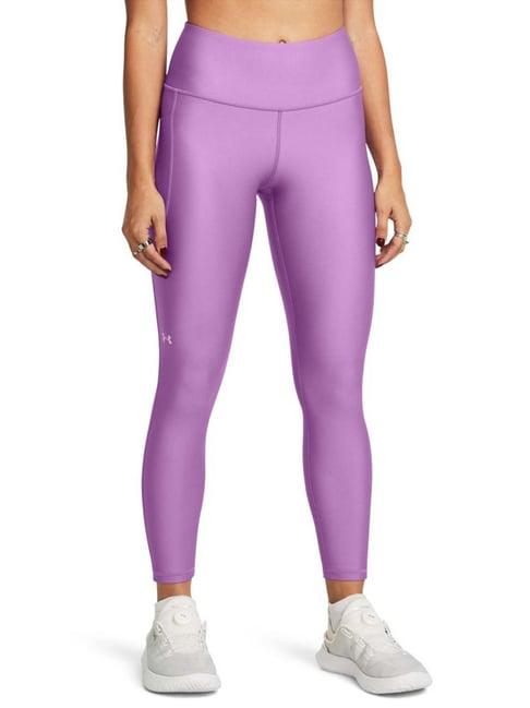 under armour purple mid rise sports tights