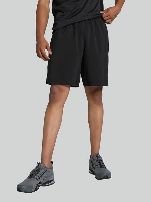 puma black skinny fit sports shorts