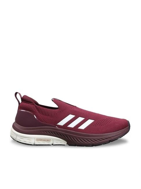 adidas men's mould 3 lounger burgundy walking shoes