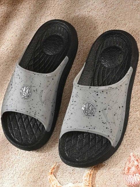 spykar men's russel grey slides