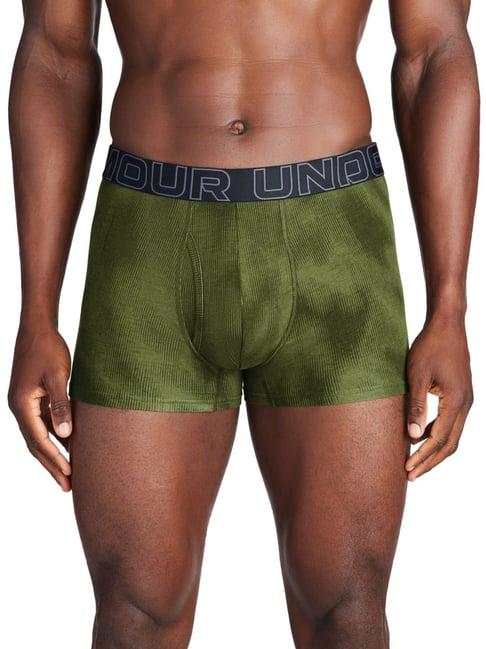 under armour green cotton fitted printed boxers