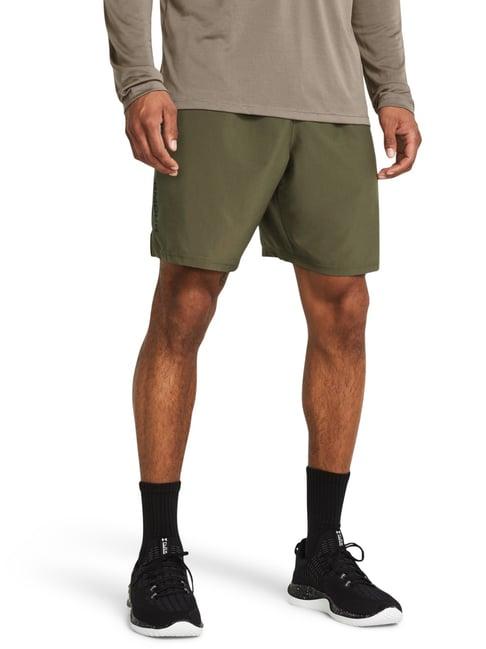 under armour green loose fit shorts