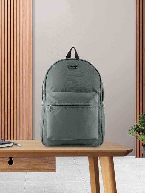 fastrack grey nylon medium laptop backpack