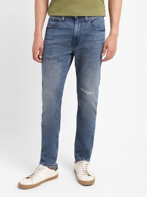 levi's 512 mid indigo slim fit jeans