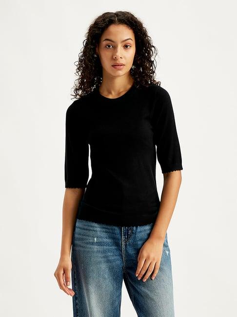 levi's black sweater